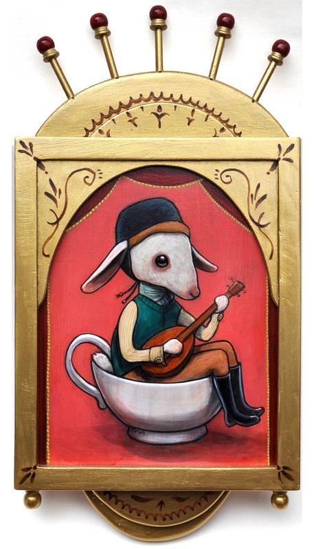 Kelly Vivanco - A Little Song, Acrylic on Panel