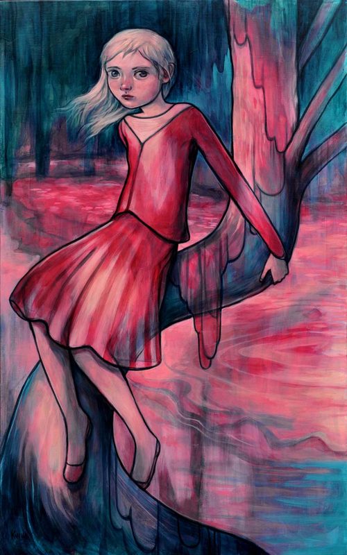 Kelly Vivanco - Dark Recess, Acrylic on Canvas