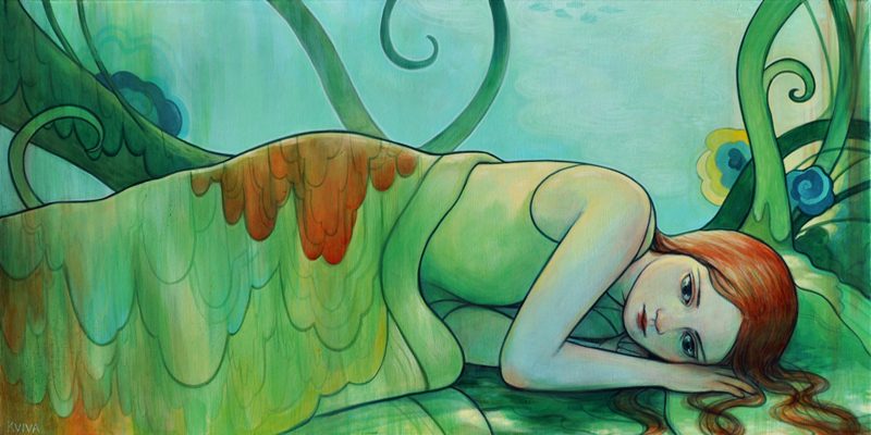 Kelly Vivanco - Spring Rest, Acrylic on Canvas