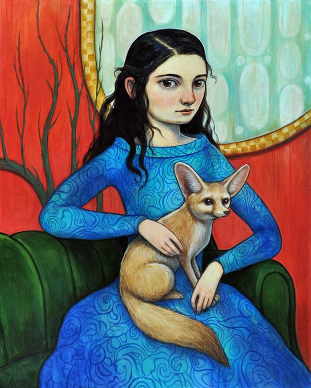 Kelly Vivanco - Waiting to Return, Acrylic on Canvas