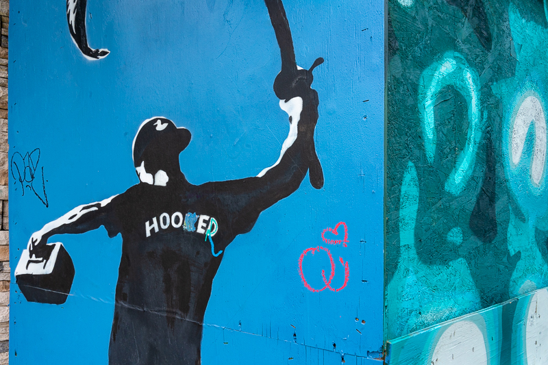 Hoo*ed, 2023 by Robert Barry