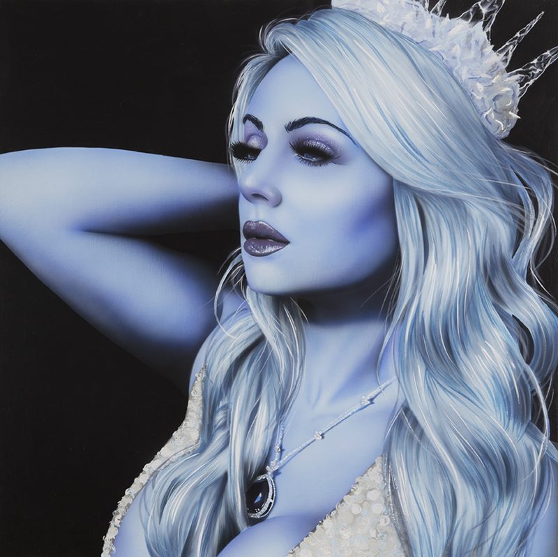 Scott Rohlfs - If I could Melt Your Heart, Acrylic on Wood Panel